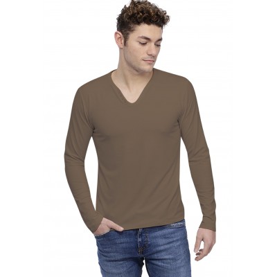 T-shirt col V boutonné manches longues en modal LIAM