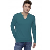 T-shirt col tunisien boutonné manches longues en modal PAUL