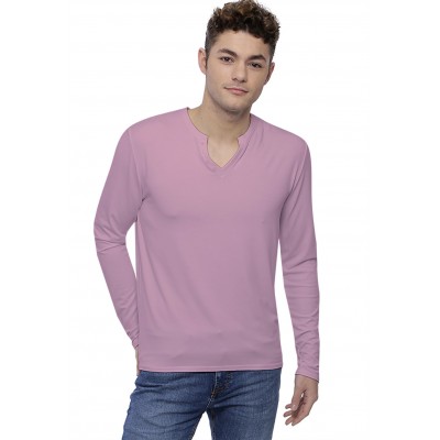 T-shirt col tunisien boutonné manches longues en modal PAUL