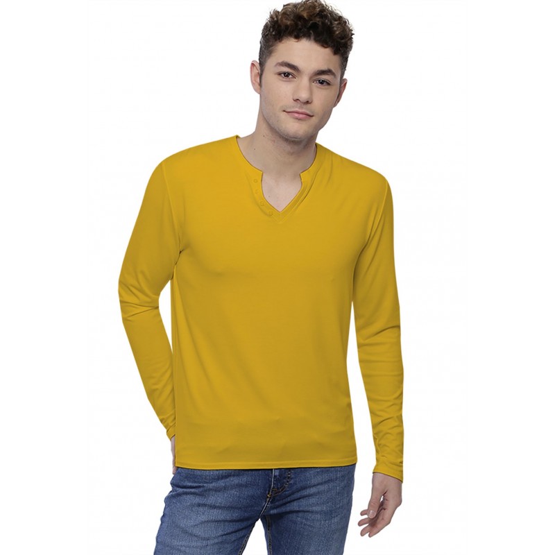T-shirt col tunisien boutonné manches longues en modal PAUL T-shirt col tunisien boutonné manches longues en modal PAUL