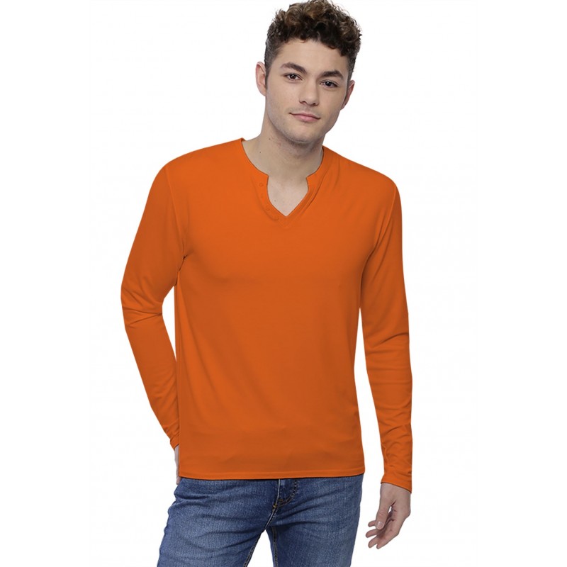 T-shirt col tunisien boutonné manches longues en modal PAUL T-shirt col tunisien boutonné manches longues en modal PAUL