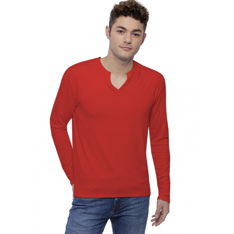 T-shirt col tunisien boutonné manches longues en modal PAUL T-shirt col tunisien boutonné manches longues en modal PAUL