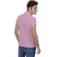 T-shirt col polo couture dos apparente manches courtes en modal RUBEN