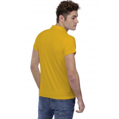 T-shirt col polo couture dos apparente manches courtes en modal RUBEN
