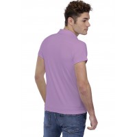 T-shirt col polo couture dos apparente manches courtes en modal RUBEN