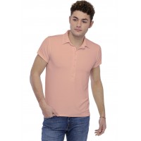 T-shirt col polo couture dos apparente manches courtes en modal RUBEN
