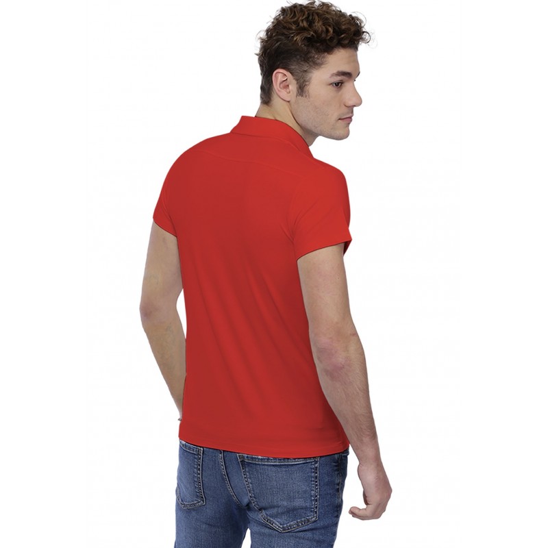 T-shirt col polo couture dos apparente manches courtes en modal RUBEN T-shirt col polo couture dos apparente manches courtes en modal RUBEN