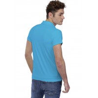 T-shirt col polo couture dos apparente manches courtes en modal RUBEN