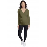 T-shirt cache-coeur de grossesse en modal IRIS