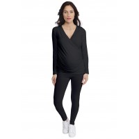 T-shirt cache-coeur de grossesse en modal IRIS