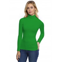 T-shirt col roulé manches longues en modal CINDY05