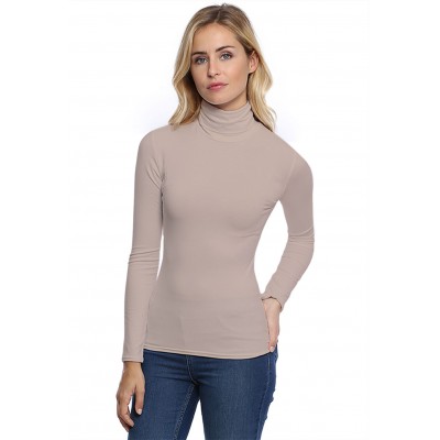 T-shirt col roulé manches longues en modal CINDY05