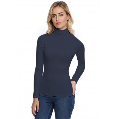 T-shirt col roulé manches longues en modal CINDY05