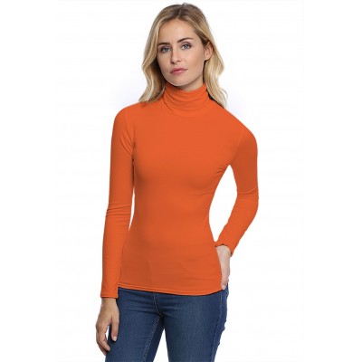 T-shirt col roulé manches longues en modal CINDY05