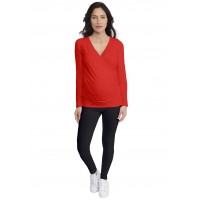 T-shirt cache-coeur de grossesse en modal IRIS