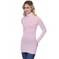 T-shirt long col roulé manches longues en modal CINDY10