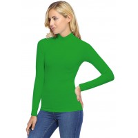 Tee-shirt col montant manches longues en modal PENNY05