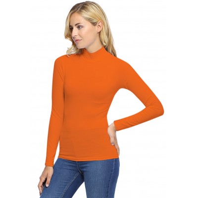 Tee-shirt col montant manches longues en modal PENNY05