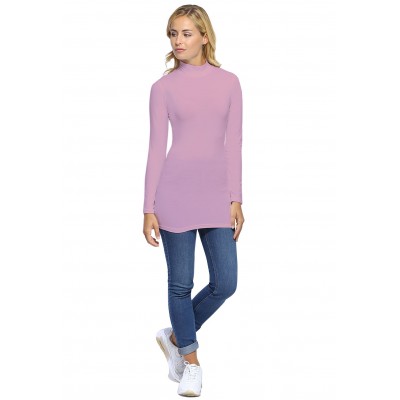 Tee-shirt long col montant et manches longues en modal PENNY10