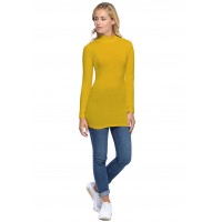 Tee-shirt long col montant et manches longues en modal PENNY10