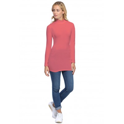 Tee-shirt long col montant et manches longues en modal PENNY10