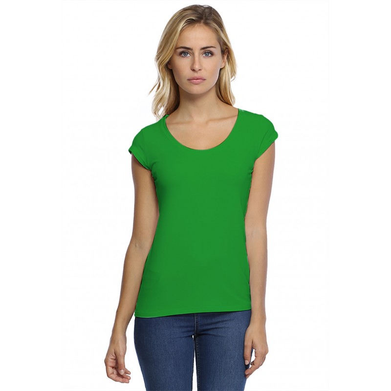 T-shirt col rond manches courtes en modal JOE02