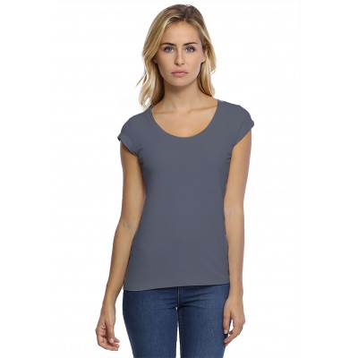 T-shirt col rond manches courtes en modal JOE02