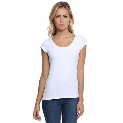 T-shirt col rond manches courtes en modal JOE02