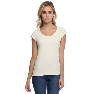 T-shirt col rond manches courtes en modal JOE02