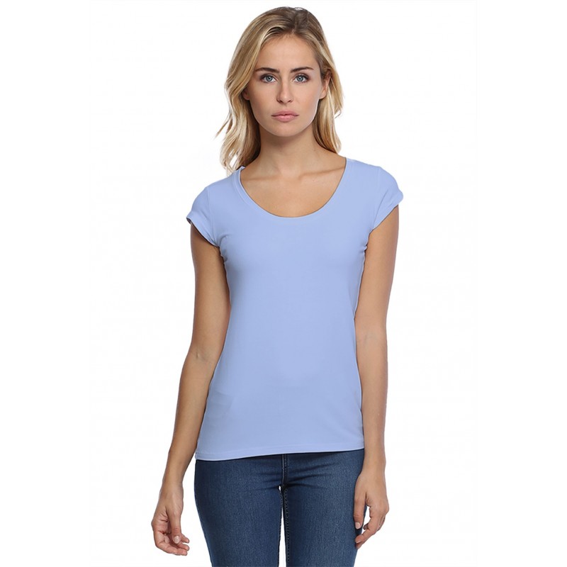 T-shirt col rond manches courtes en modal JOE02 T-shirt col rond manches courtes en modal JOE02