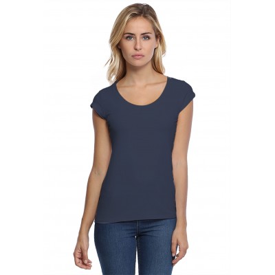 T-shirt col rond manches courtes en modal JOE02