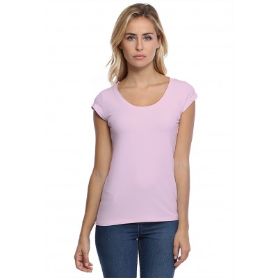 T-shirt col rond manches courtes en modal JOE02
