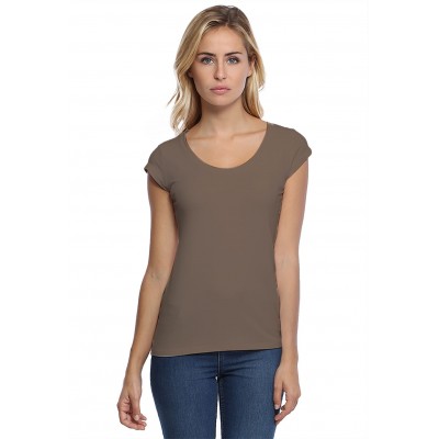 T-shirt col rond manches courtes en modal JOE02