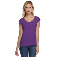 T-shirt col rond manches courtes en modal JOE02