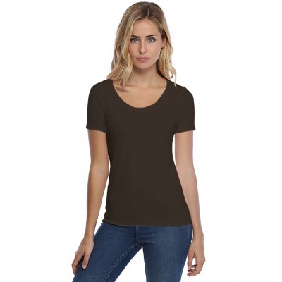 T-shirt col rond manches courtes en modal JOE03