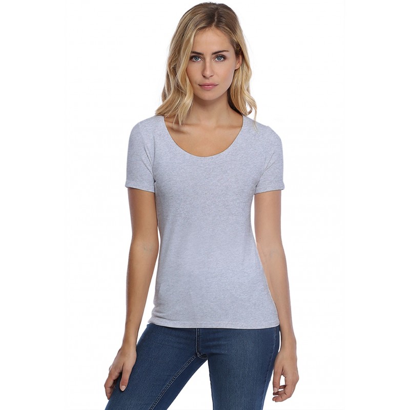 T-shirt col rond manches courtes en modal JOE03 T-shirt col rond manches courtes en modal JOE03
