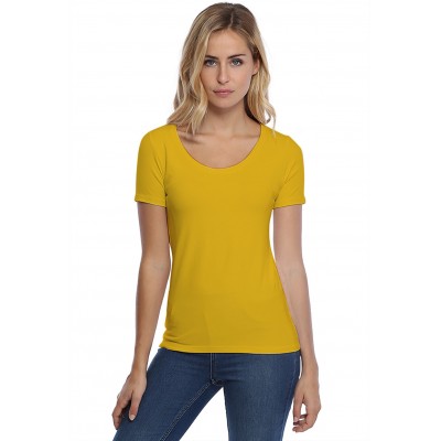 T-shirt col rond manches courtes en modal JOE03