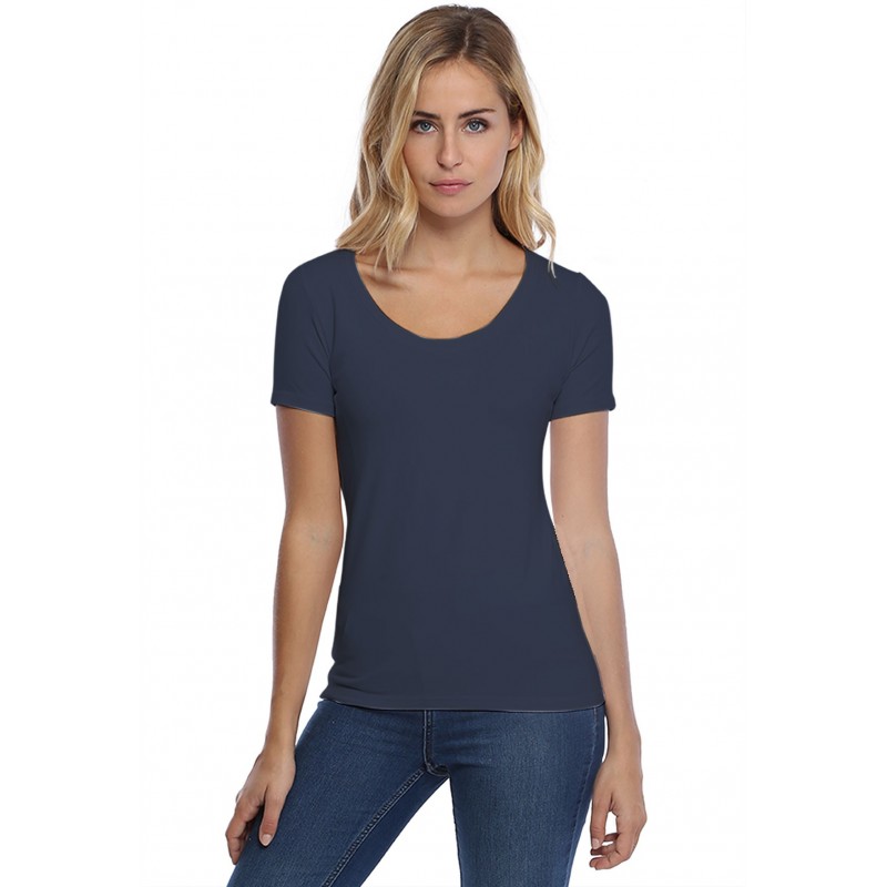 T-shirt col rond manches courtes en modal JOE03 T-shirt col rond manches courtes en modal JOE03