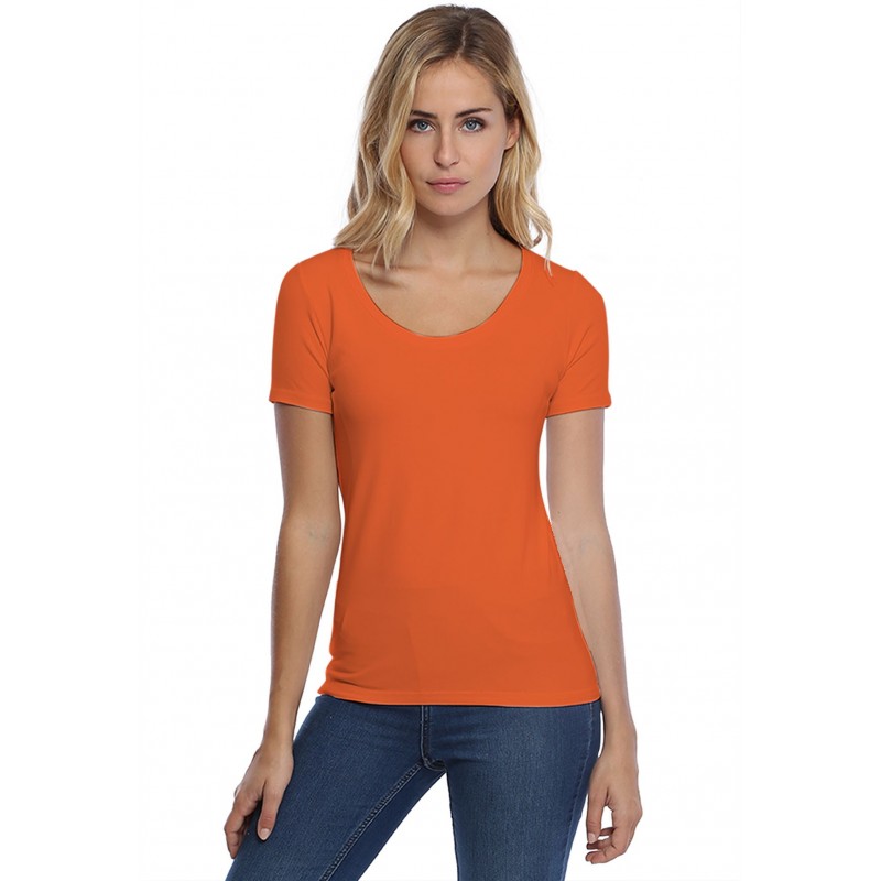 T-shirt col rond manches courtes en modal JOE03 T-shirt col rond manches courtes en modal JOE03
