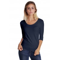T-shirt col rond manches 3-4 en modal JOE04