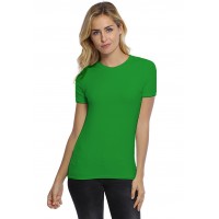 T-shirt coupe droite col ras du cou bande rapportée en modal SACHA03