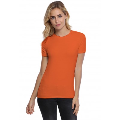 T-shirt coupe droite col ras du cou bande rapportée en modal SACHA03