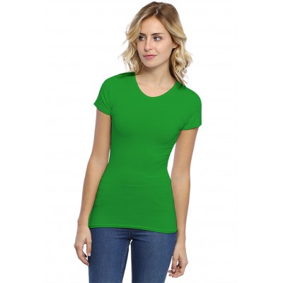 T-shirt ras du cou manches courtes en modal KATY02