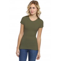 T-shirt ras du cou manches courtes en modal KATY02