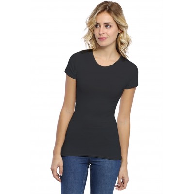 T-shirt ras du cou manches courtes en modal KATY02