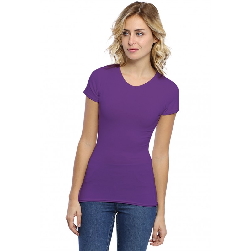 T-shirt ras du cou manches courtes en modal KATY02 T-shirt ras du cou manches courtes en modal KATY02