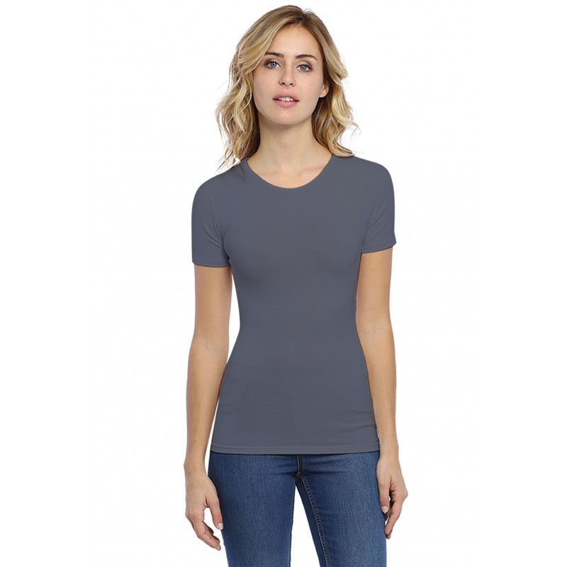 T-shirt ras du cou manches courtes en modal KATY03 T-shirt ras du cou manches courtes en modal KATY03
