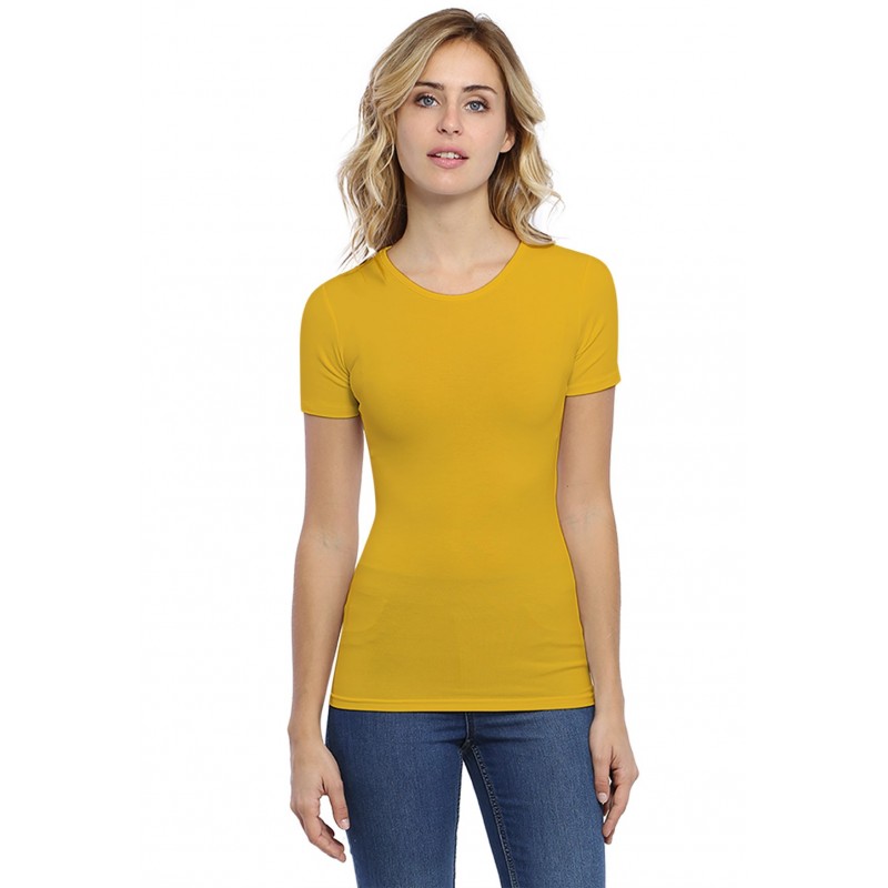T-shirt ras du cou manches courtes en modal KATY03 T-shirt ras du cou manches courtes en modal KATY03