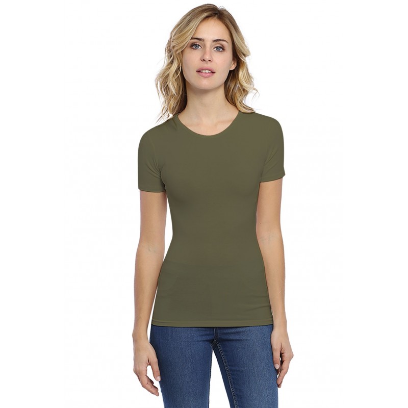 T-shirt ras du cou manches courtes en modal KATY03 T-shirt ras du cou manches courtes en modal KATY03