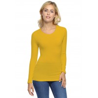 T-shirt ras du cou manches longues en modal KATY05